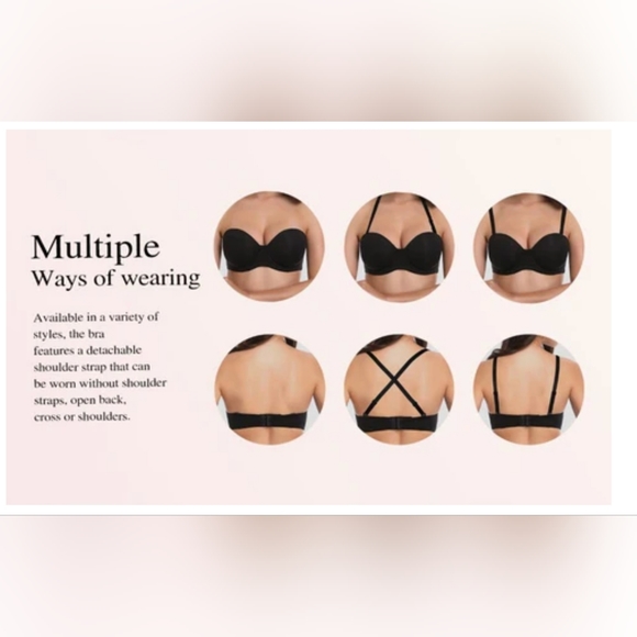 Wingsglove Strapless Multi-way Contour Underwire Bra Beige - Picture 5 of 16